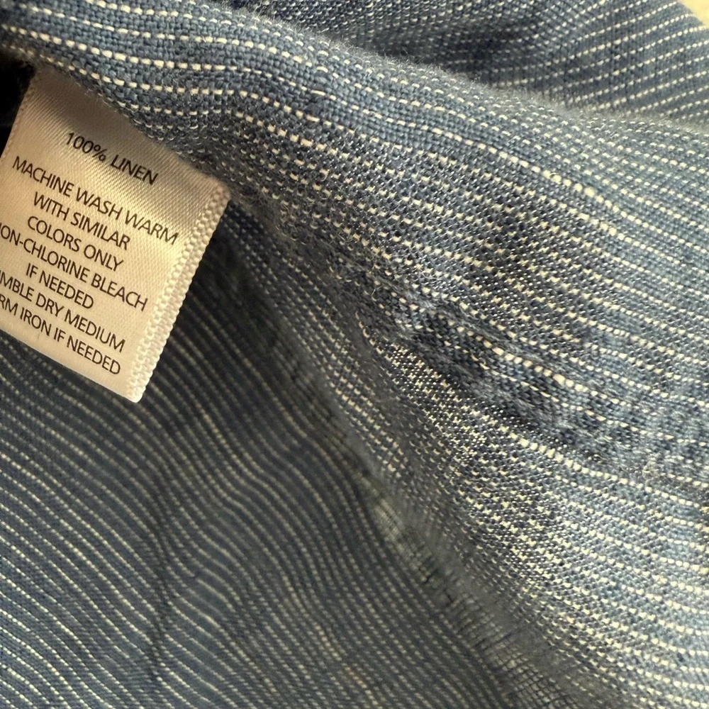 UNTUCKit Striped Linen Button-Up Shirt - Picture 6 of 6